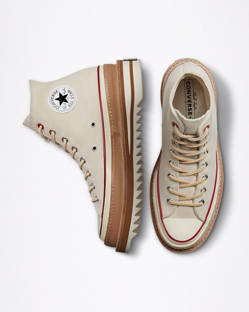 Zapatillas Altas Converse Chuck 70 Trek Mujer Beige | PE 087524